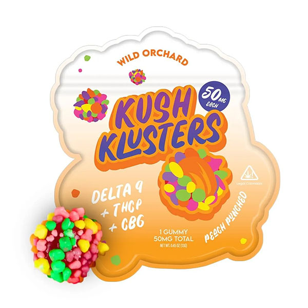 Wild Orchard Kush Klusters D9 + THCp Gummies
